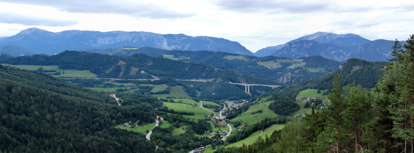 Abbildung 10: Ein Panoramabild von einer dieser besagten Aussichtsstellen