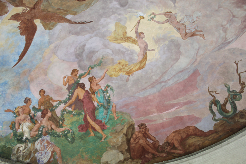 Abbildung 4: Die Fresken von Belle Vue