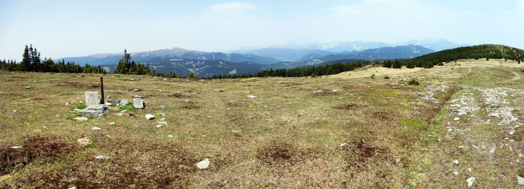 Abbildung 4: Panoramaaussicht vom windigen Hügel