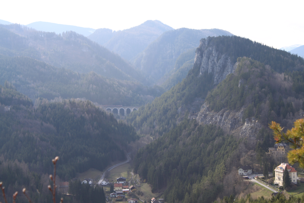 Abbildung 9: Ein Blick zurück hinunter nach Breitenstein