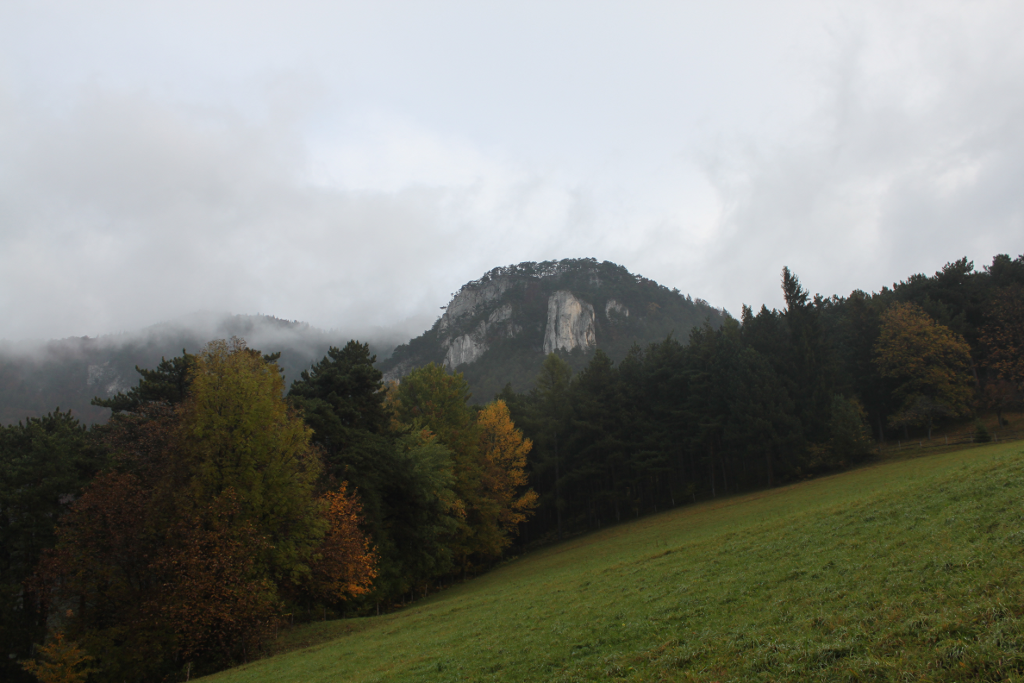Abbildung 2: Der zweite Blick hinauf auf dem Felsen der Jubiläumswarte