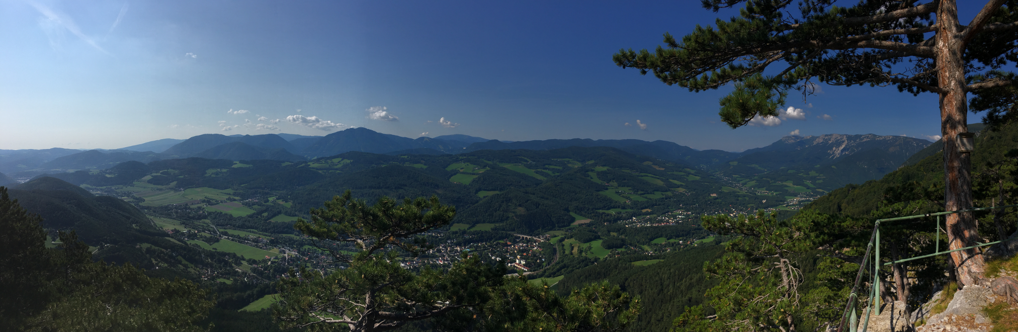 Abbildung 4: Ein Panorama-Foto von der Aussicht der Jubiläumsaussicht