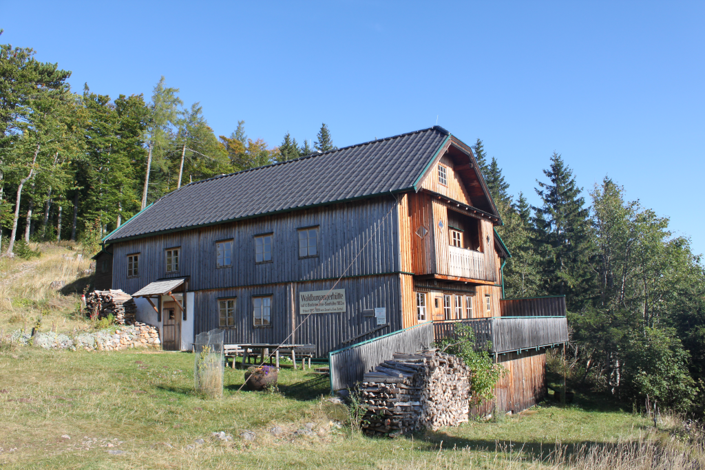 Abbildung 16:
      Abschiedsfoto von der Waldburgangerhütte