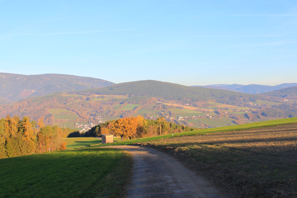 Abbildung 3: Mein erster Blick auf den Weißjacklberg am heutigen Tag